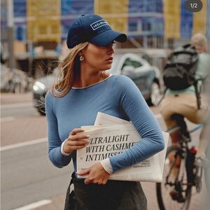 Intimissimi Boat Neck Modal Cashmere Ultralight Top